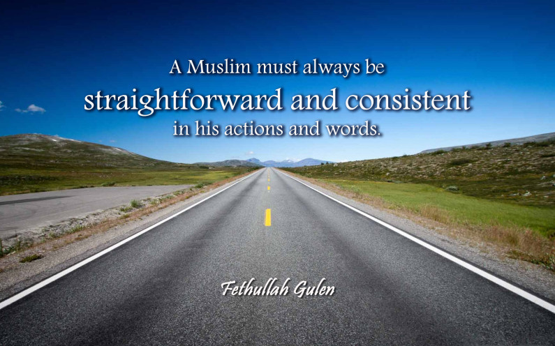 A Muslim must always be straightforward