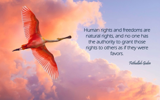 Human rights and freedoms are natural rights