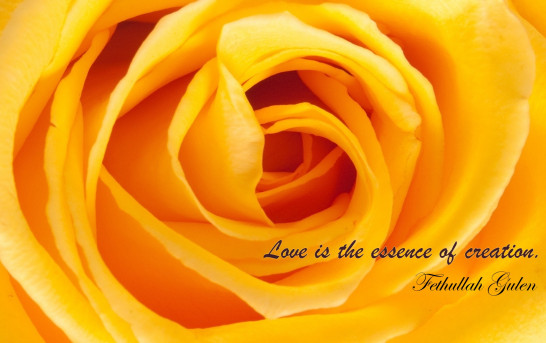 Love is the essence of creation